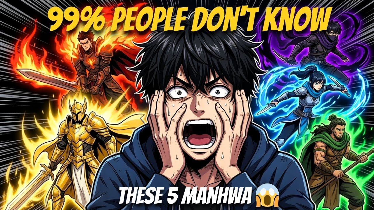 5 Hidden Gem Manhwa That Are BETTER Than Solo Leveling 😱 | Explained in Hindi 💯