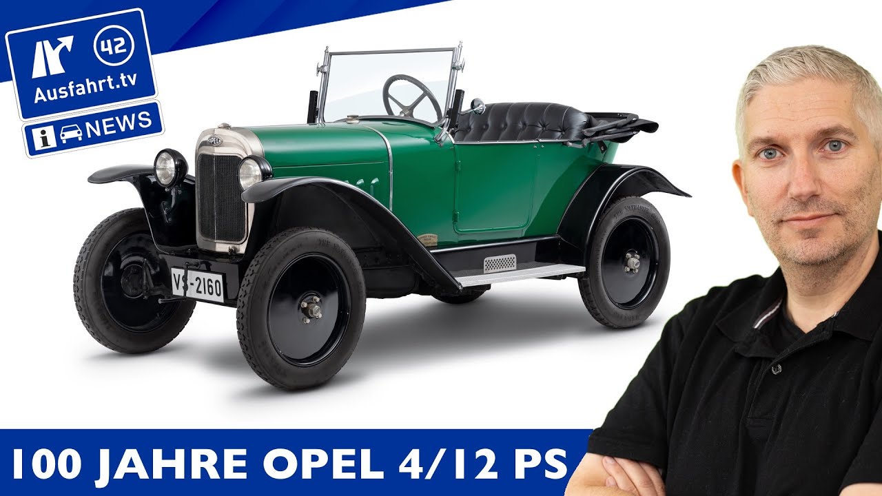 100 Jahre Opel 4/12 PS (Opel Laubfrosch) und Fließbandfertigung in Deutschland | AusfahrtTV Classic