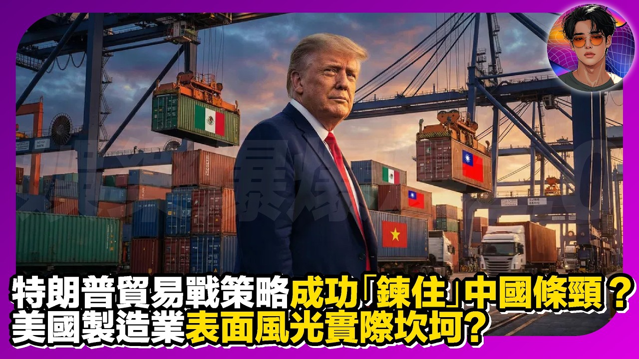 【深度拆解】特朗普貿易戰策略終於成功「鍊住」中國條頸？｜美國製造業表面風光實際坎坷?｜娛樂爆爆爆2.0