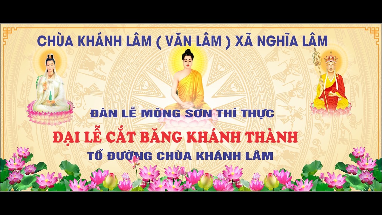 Chùa Văn lâm  xã Nghĩa Lâm - Đàn mông sơn thí thực