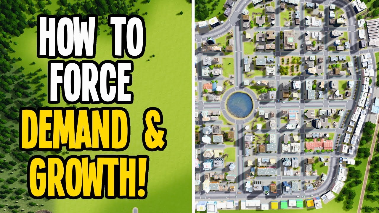 What to do when Demand & Growth Stops in your Cities Skylines!