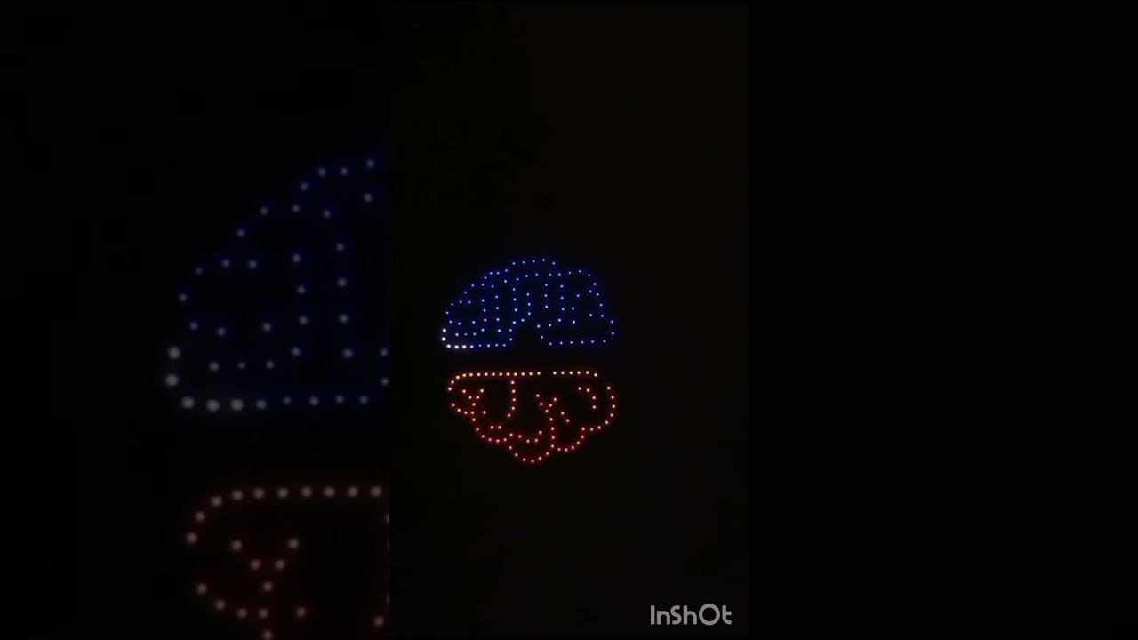 Drone show in VIT - GraVITas 2025🤩