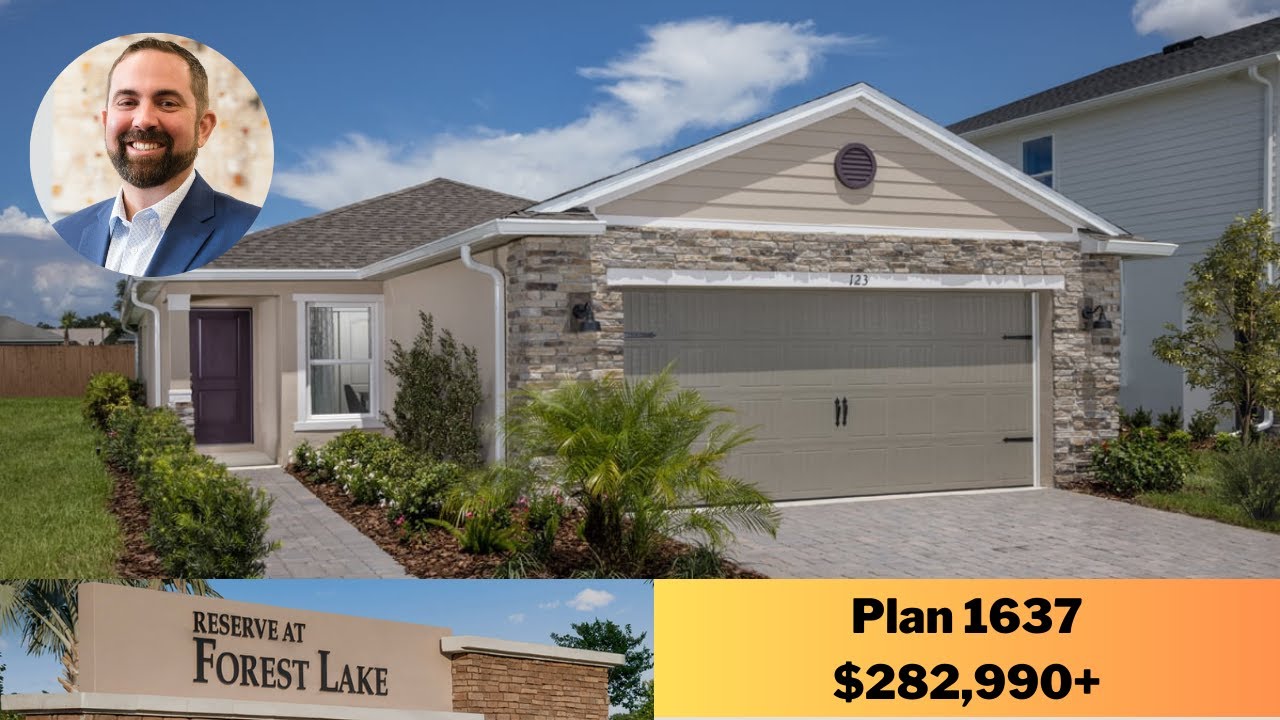 KB Homes, Reserve at Forest Lake, Plan 1637, Lake Wales, Florida