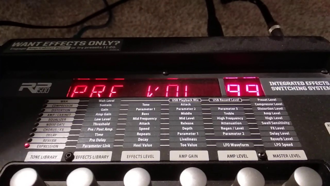 DigiTech RP500 - Eric Johnson Distortion Tone (Tutorial)