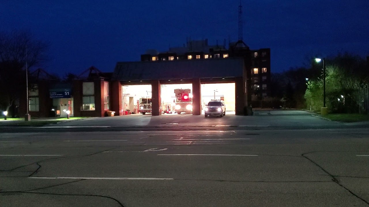 Ottawa Fire Station 51 Full House Response for a Balcony Fire