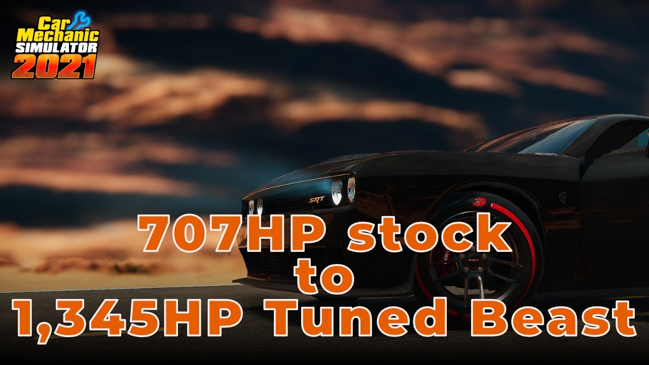 Tuning 2015 Dodge Challenger SRT Hellcat to a 1,345HP Beast
