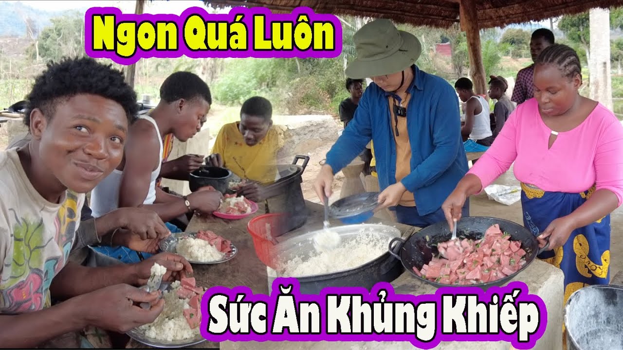 Nồi cơm nếp khê ngon hết nước chấm ở Angola|| 2Q Vlogs cuộc Sống Châu Phi