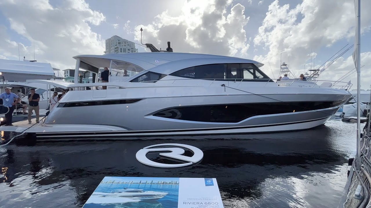Обзор спортивной яхты Riviera 6800 Platinum