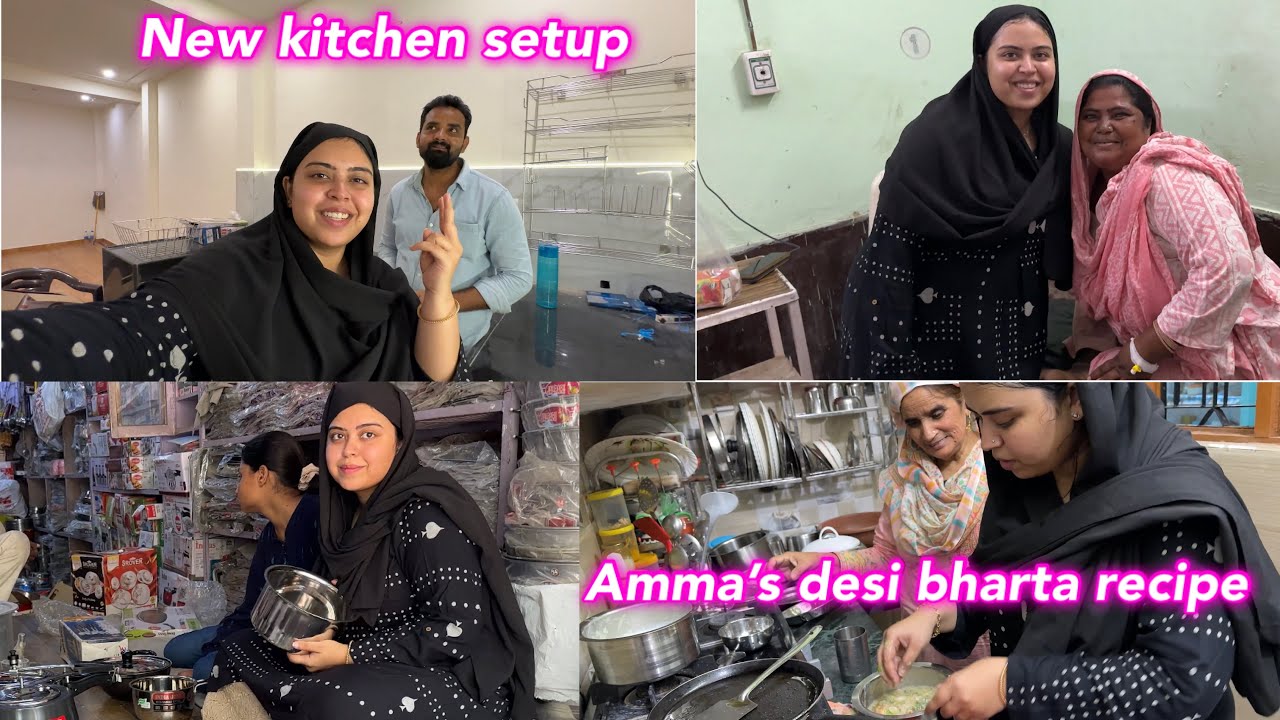New kitchen setup start | Ruksana baji is not well 😔 | saba khalid vlog