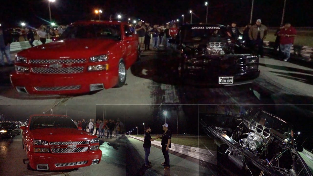 1200+HP AWD Ladybug Looses against OBS 454 Lethal Weapon! HE rides wheelie to win!
