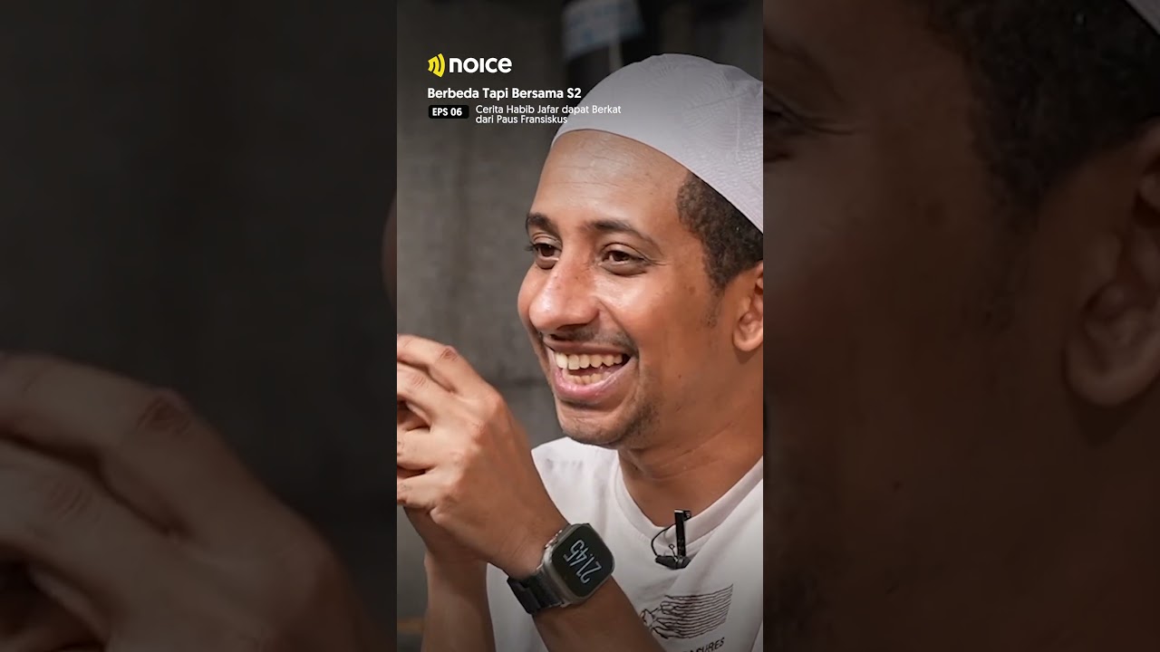 HABIB JAFAR DAPET BERKAT DARI PAUS FRANSISKUS DI MASJID ISTIQLAL - BERBEDA TAPI BERSAMA