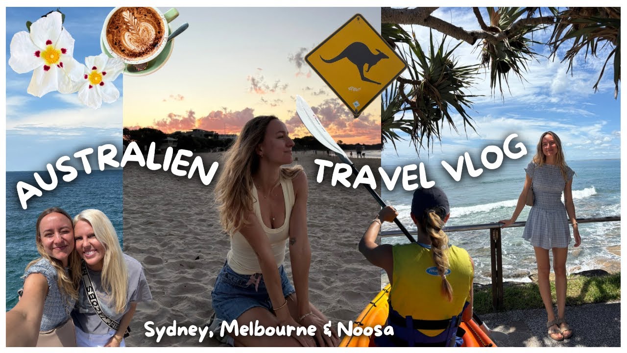 AUSTRALIEN REISE VLOG - Sydney, Melbourne & Noosa Trips + Aussie Shopping Haul