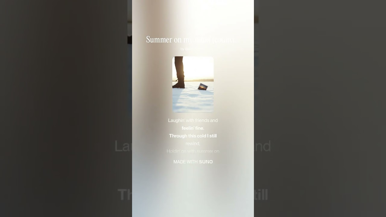 SUMMER ON MY MIND