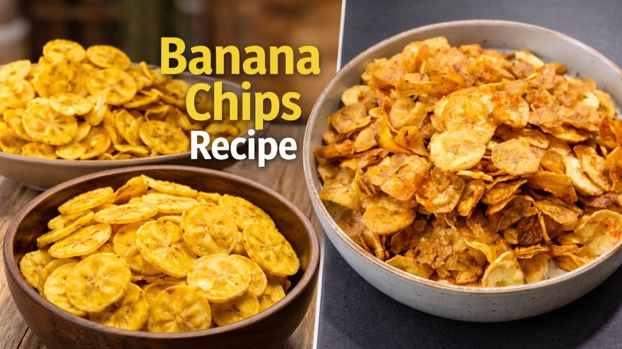 Banana Chips Kaise Banaye | घर पर बनाएं केले की चिप्स | How To Crispy Banana Chips at Home