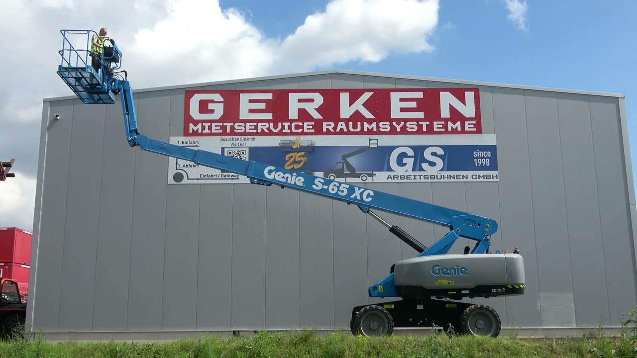 69527 Genie S65 XC Teleskop Arbeitsbühne Telescopic Boom Lift