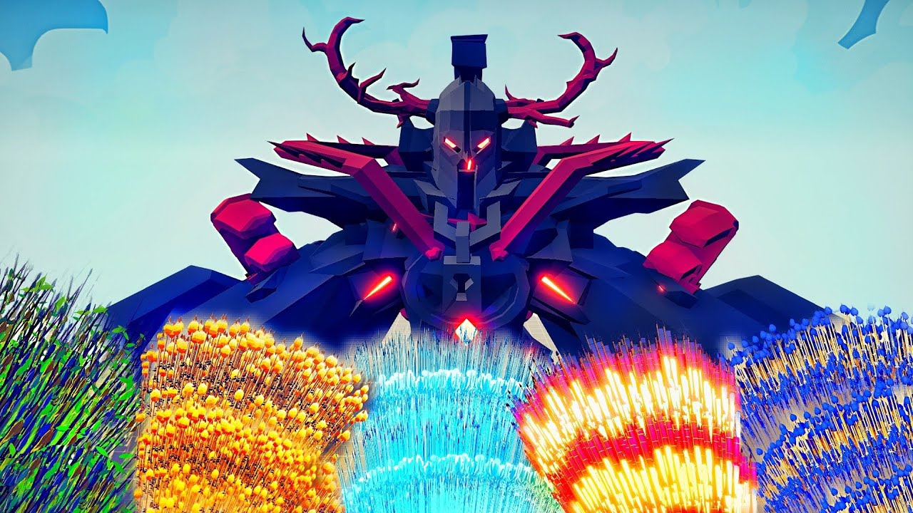 DARK GOLEM vs EVERY GOD - Totally Accurate Battle Simulator TABS