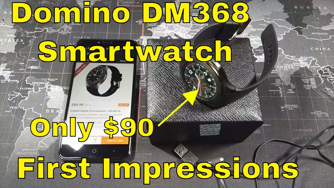 Domino DM368 Smartwatch - First Impressions - A $90 Beast