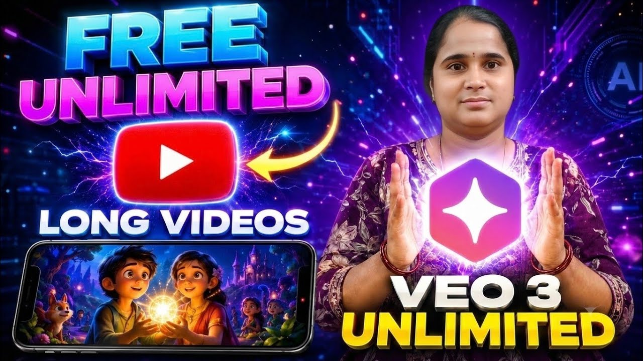Create Free AI Long Videos on YouTube Unlimited Now