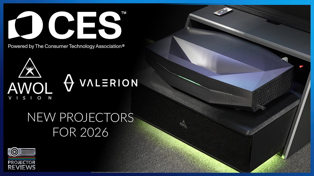 AWOL Vision & Valerion CES 2026 Booth | Aetherion Laser TV & VisionMaster Max Anamorphic Lens