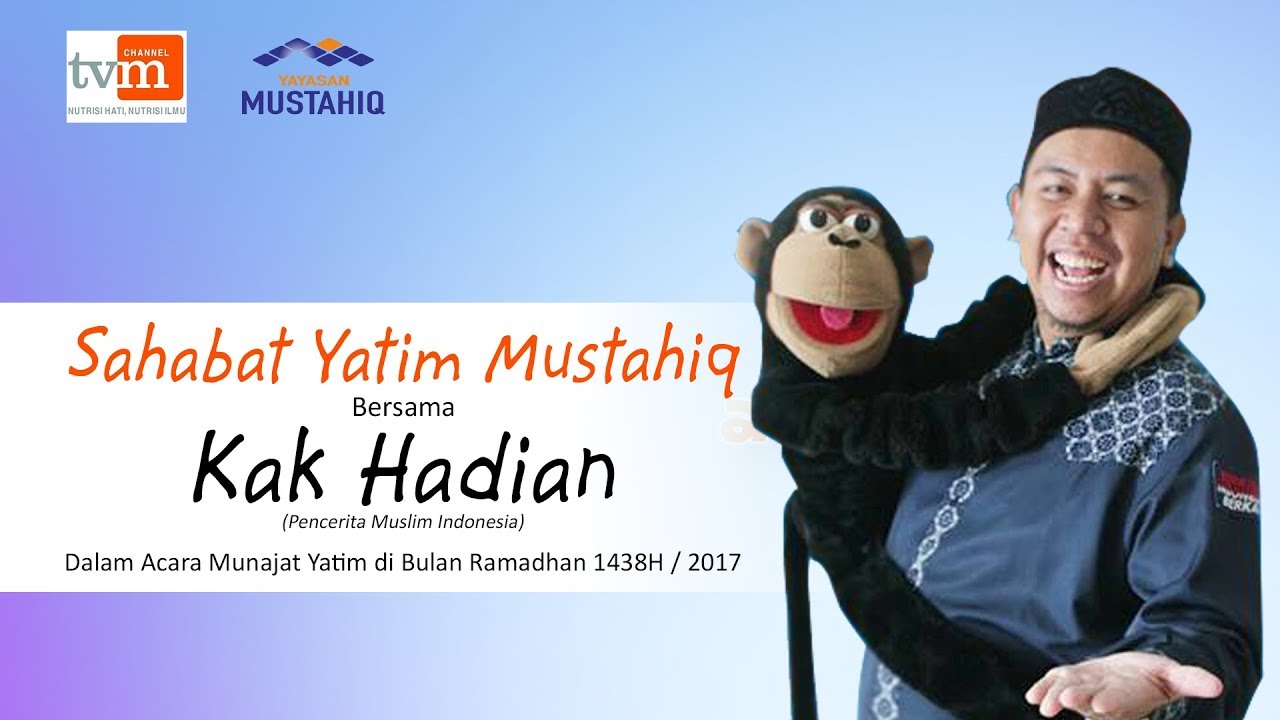 Aksi Kak Hadian Menghibur Sahabat Yatim Mustahiq - Yayasan Mustahiq