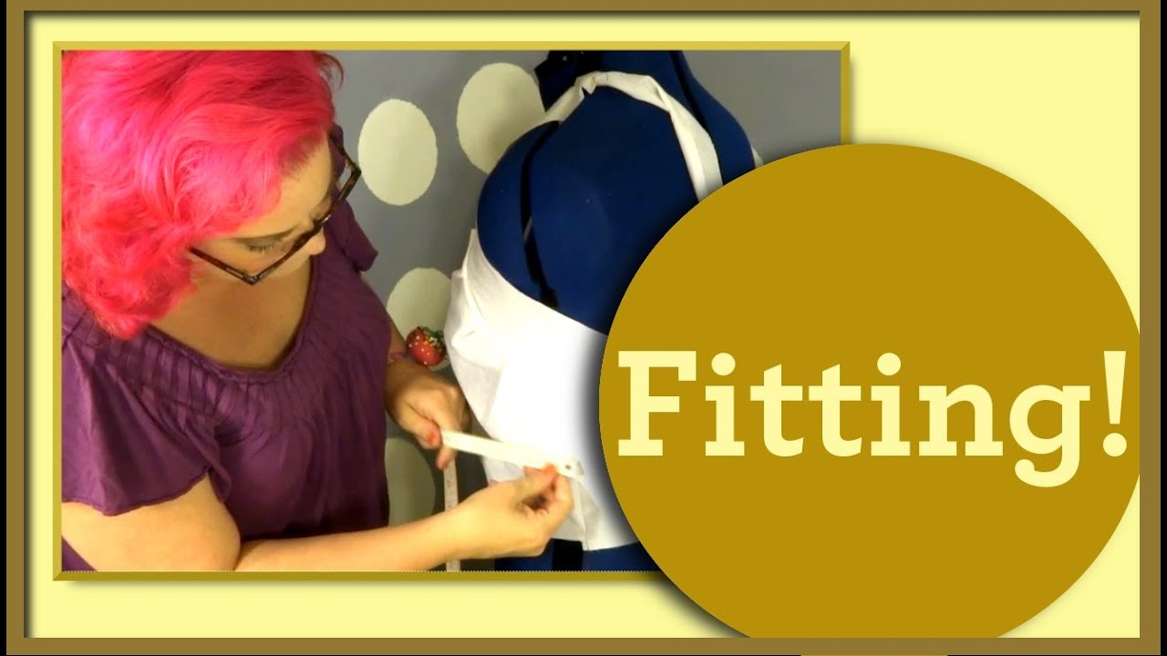 Mocking Up a Sewing Pattern for Sizing - 50s Style Halter Top (Part 3)-So Sew Vintage