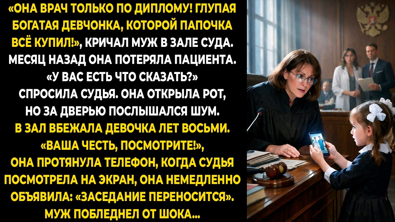 «Она врач только по диплому! Глупая богатая девчонка, которой папочка всё купил!» — кричал муж в …
