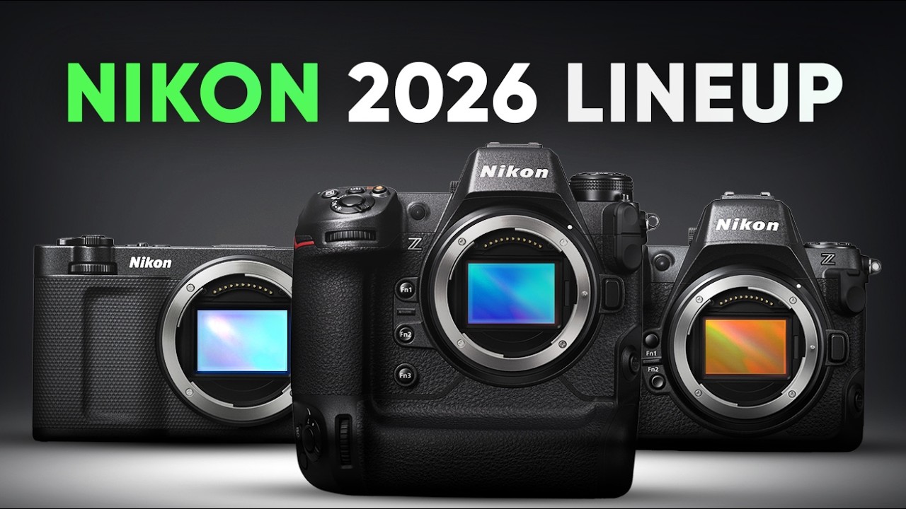 По сообщениям, в 2026 году выйдут 7 новых камер Nikon (утечки и предварительные данные).