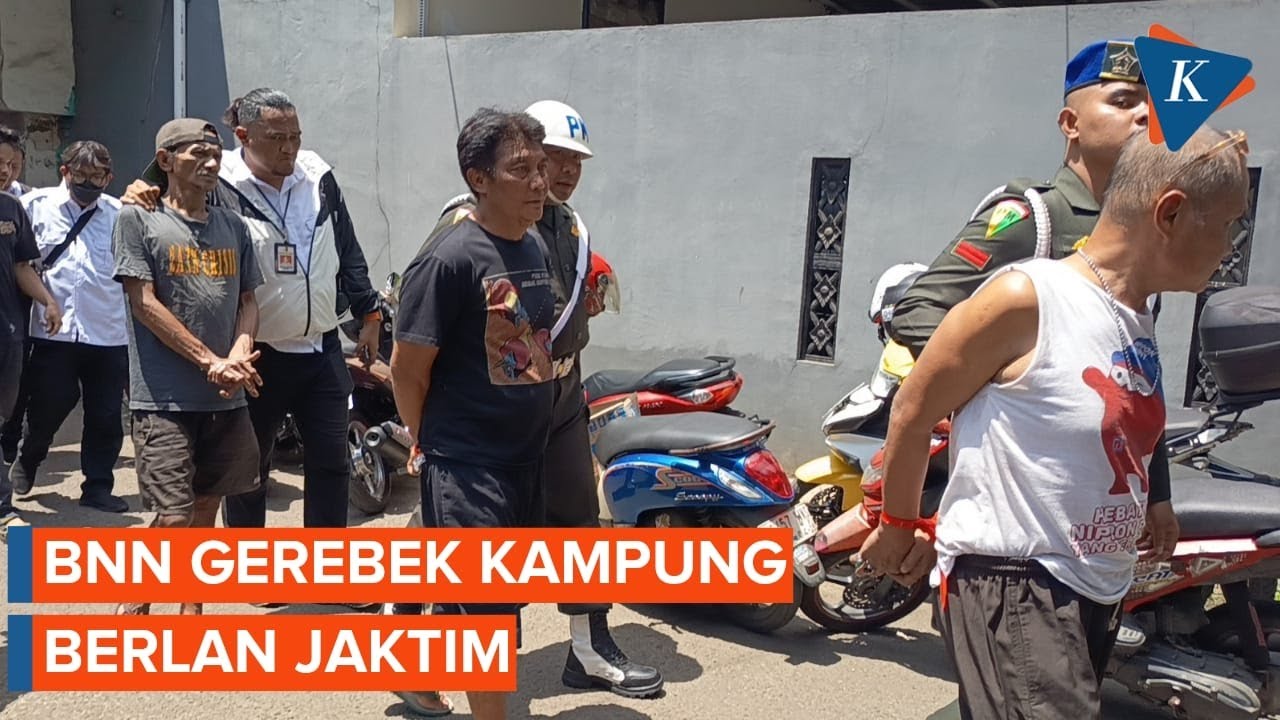 Gerebek Kampung Berlan Jaktim, BNN Sita Sabu hingga Senapan