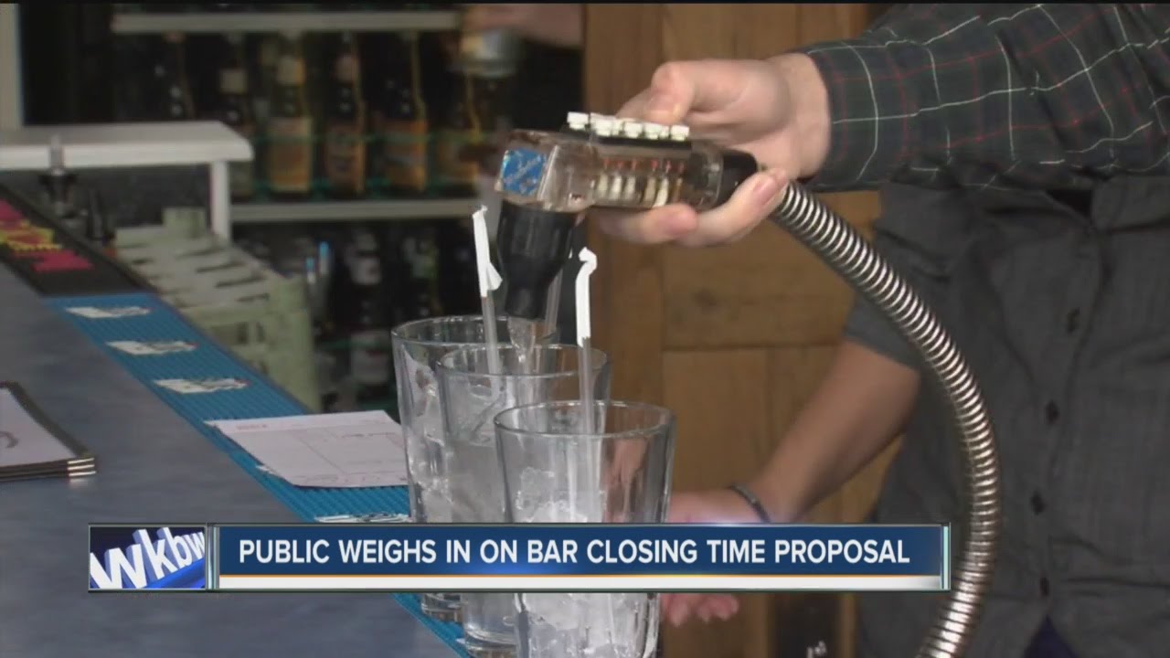 Public weighs in on bar closing time proposal