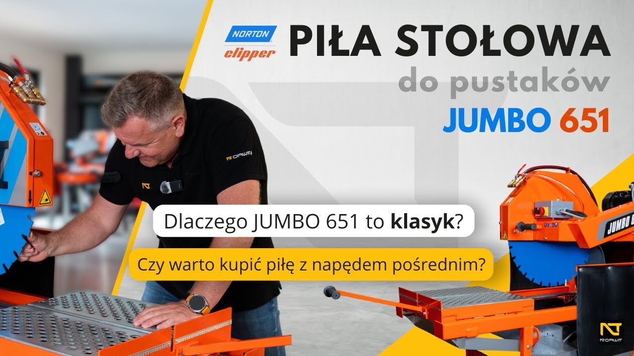 Norton Clipper Jumbo 651 – Najmocniejsza piła do pustaków? | Test i recenzja