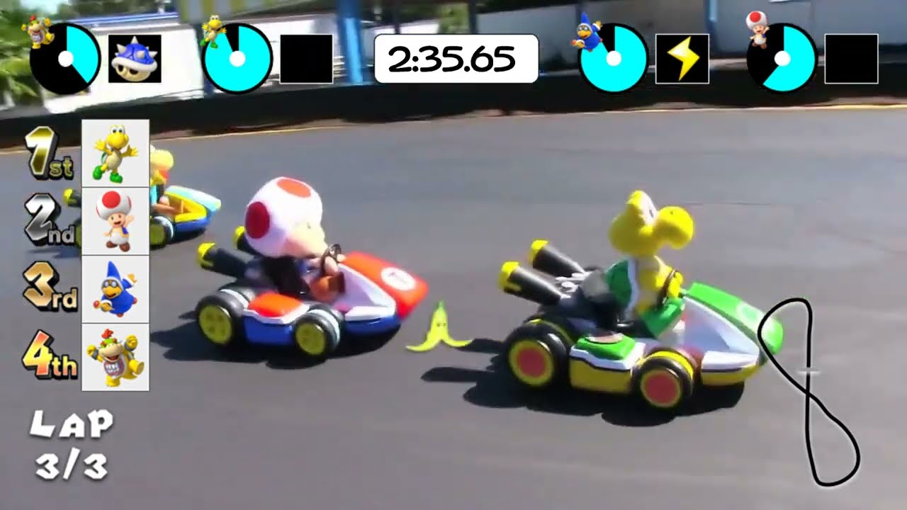 SML Go-Kart Race with Mario Kart HUD Display