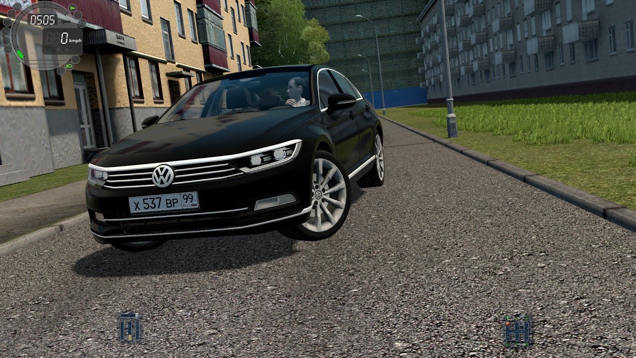 2015 VW Passat Sedan || City Car Driving || Logitech Wheel