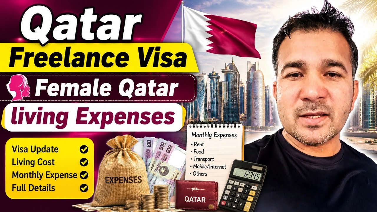 Freelance Visa update | Qatar living expenses | Female living expenses In Qatar