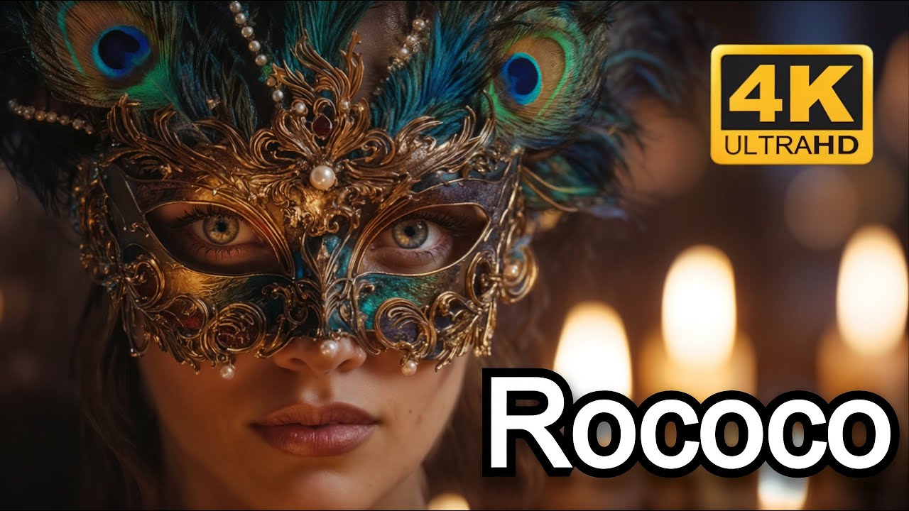 Rococo Aesthetic & Fantasy Love Story 💖 Luxury Carnival | Magical AI Music Video 