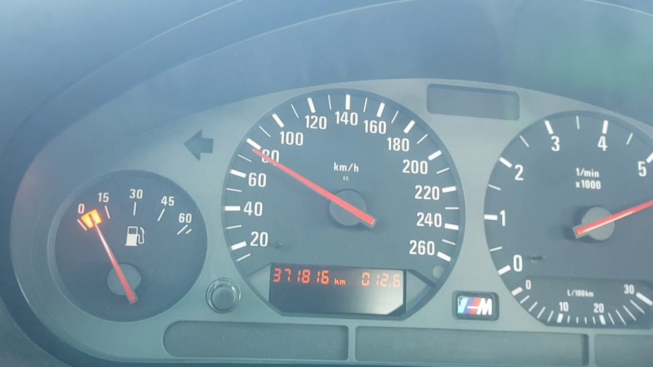 BMW E36 323i 2.5 acceleration 0 - 200 km /h