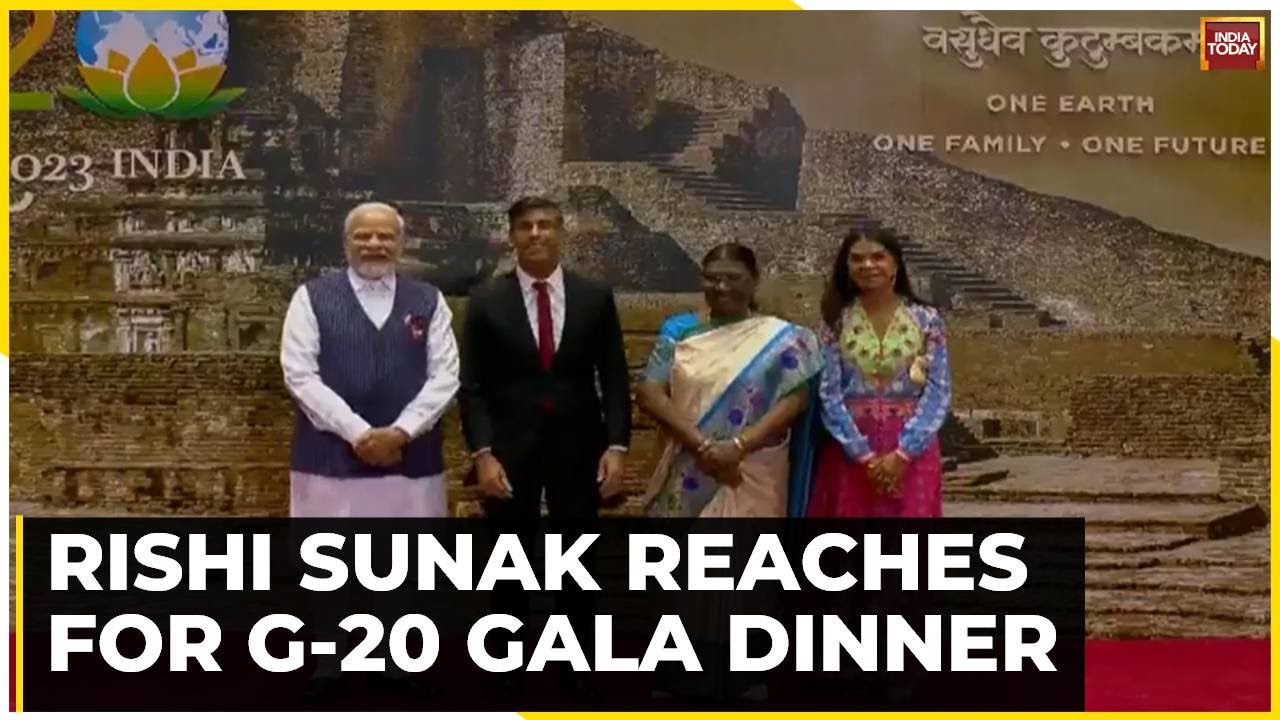 UK President Rishi Sunak & Akshata Murthy Arrives At Bharat Mandapam In Delhi For The G-20 Dinner