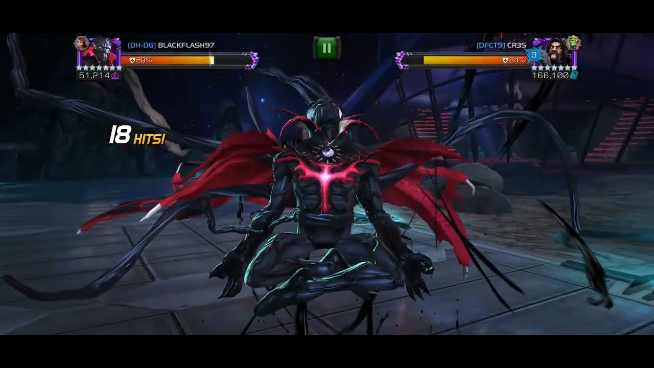 Symbiote Supreme vs Serpent Node 46 Aspect of Evolution 