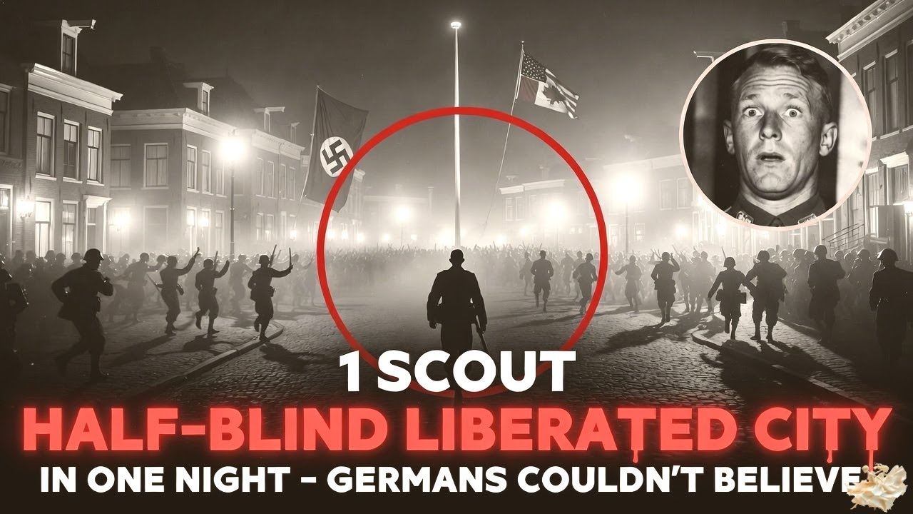 Half-Blind U.S. Scout Sneaks Into German City – Liberates It ALL Alone in One Epic Night!