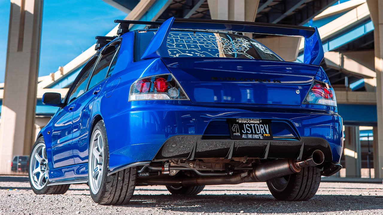 Evo 9 JDM Rear Bumper Swap! After 7 years I finally did it!