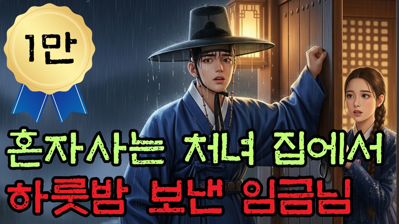 혼자 사는 처녀 집에서 우연히 하룻밤 보낸 임금님 | 야담, 옛날이야기, 민담, 전설, 오디오북, 조선로맨스