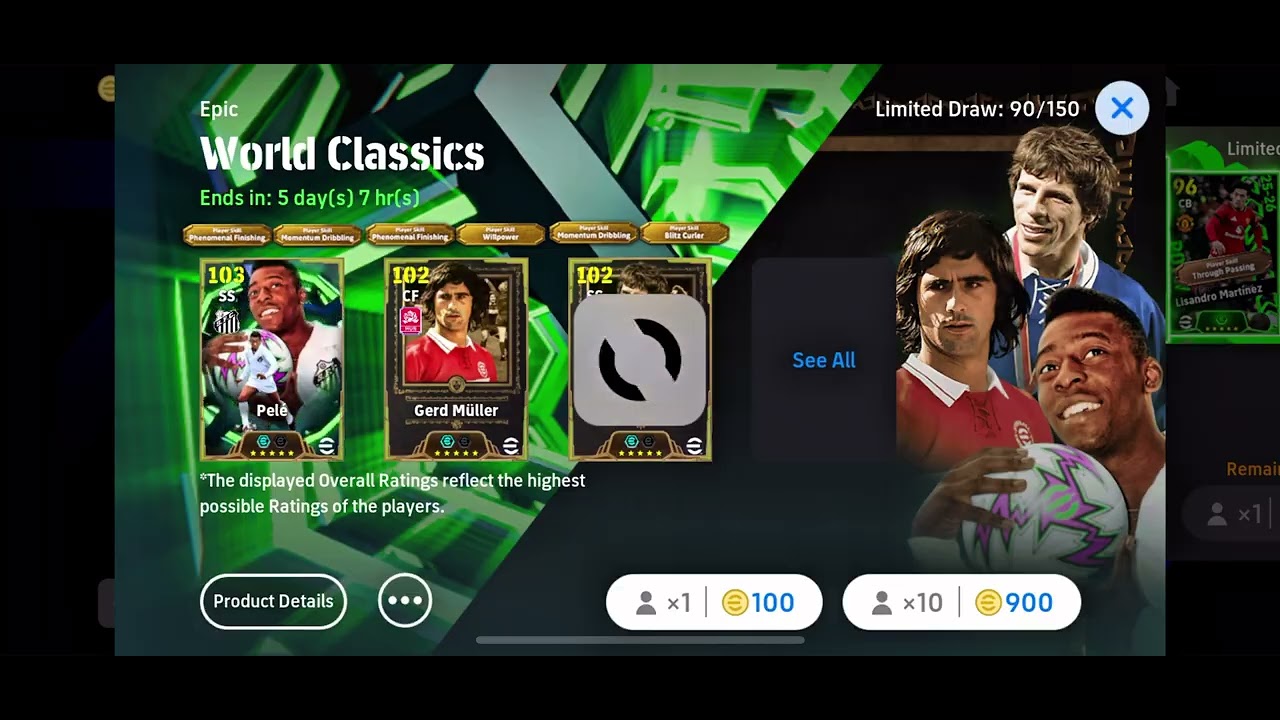 World Classics.Pele Gerd Muller Gianfranco Zola box opening.Wipeout.#efootball #football #pele 