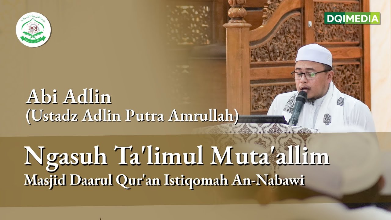 Ngasuh - ngaji subuh Ta'limul Muta'allim | Abi Adlin Putra Amrullah, 20-01-2026