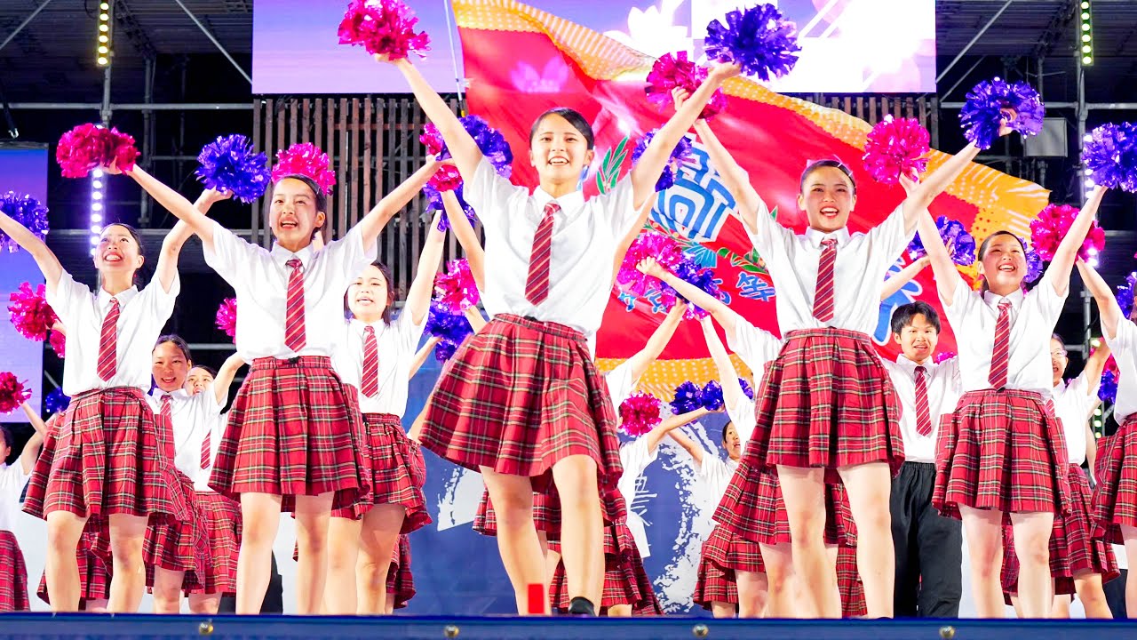 [4K] 中京高校 LOVE KIDS　安濃津よさこい 2023 津まつり (中央)