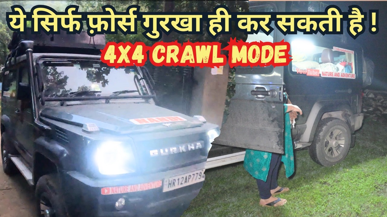 Jungle Camping with 4X4 Force Gurkha Campervan Shimla Himalaya