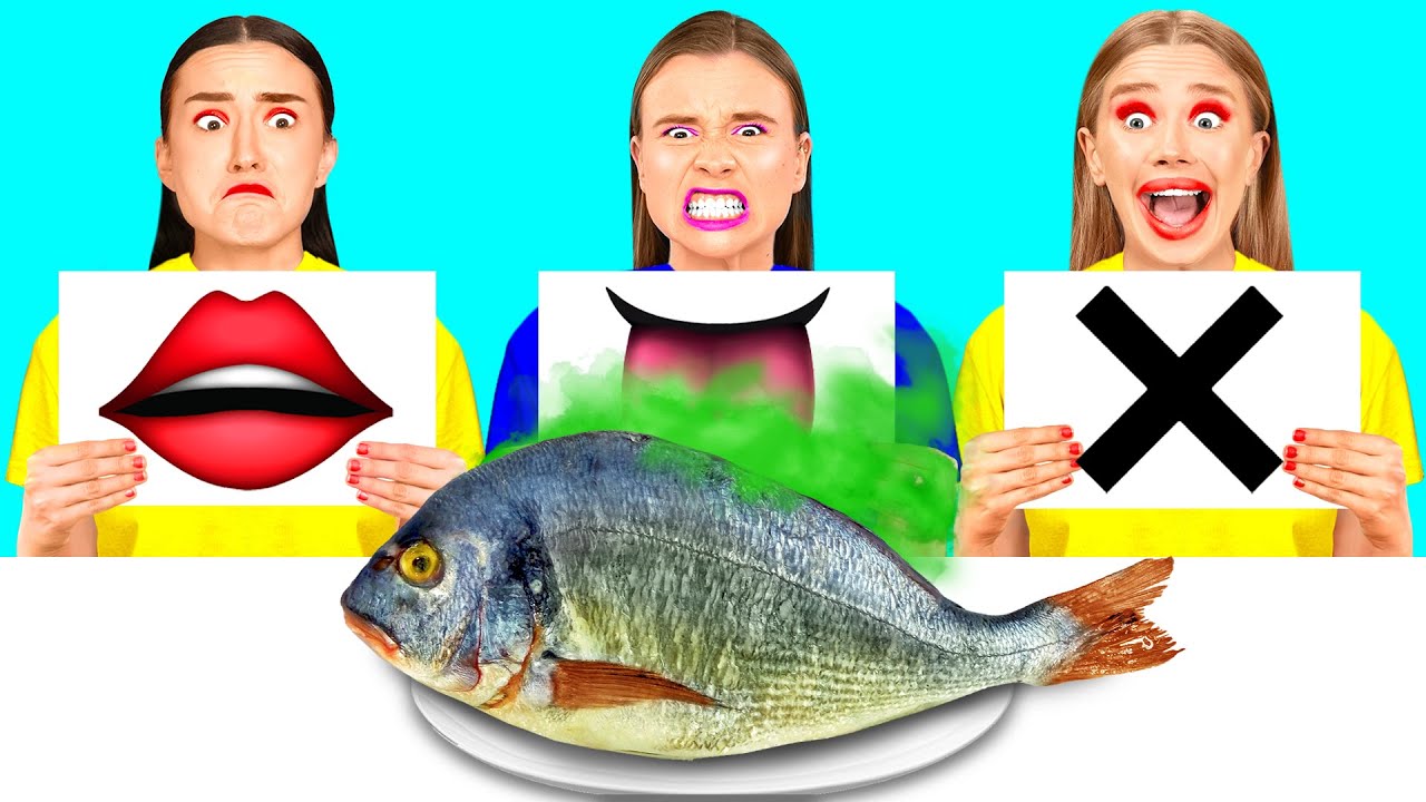 Откуси Лизни или Ничего Челлендж | Кухонные Лайфхаки и Рецепты BaRaDa Challenge