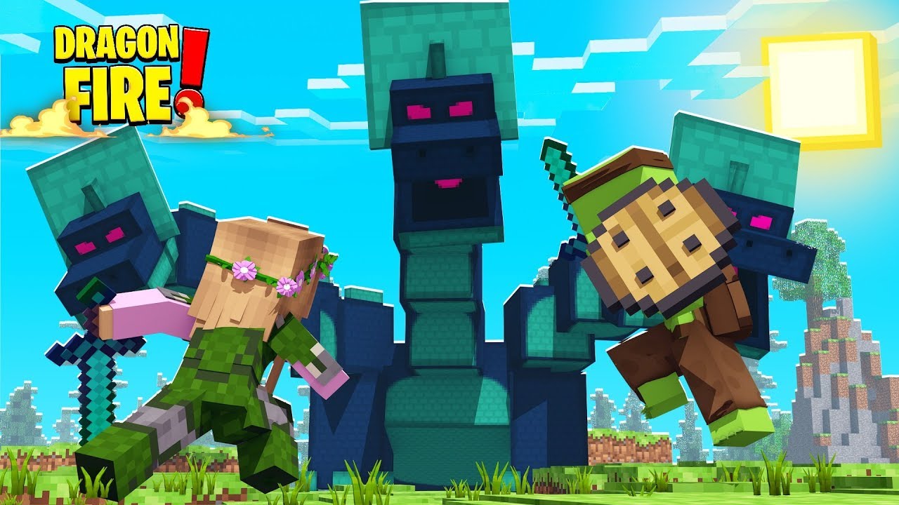 FIGHTING THE HYDRA DRAGON !! | Minecraft Dragon Fire
