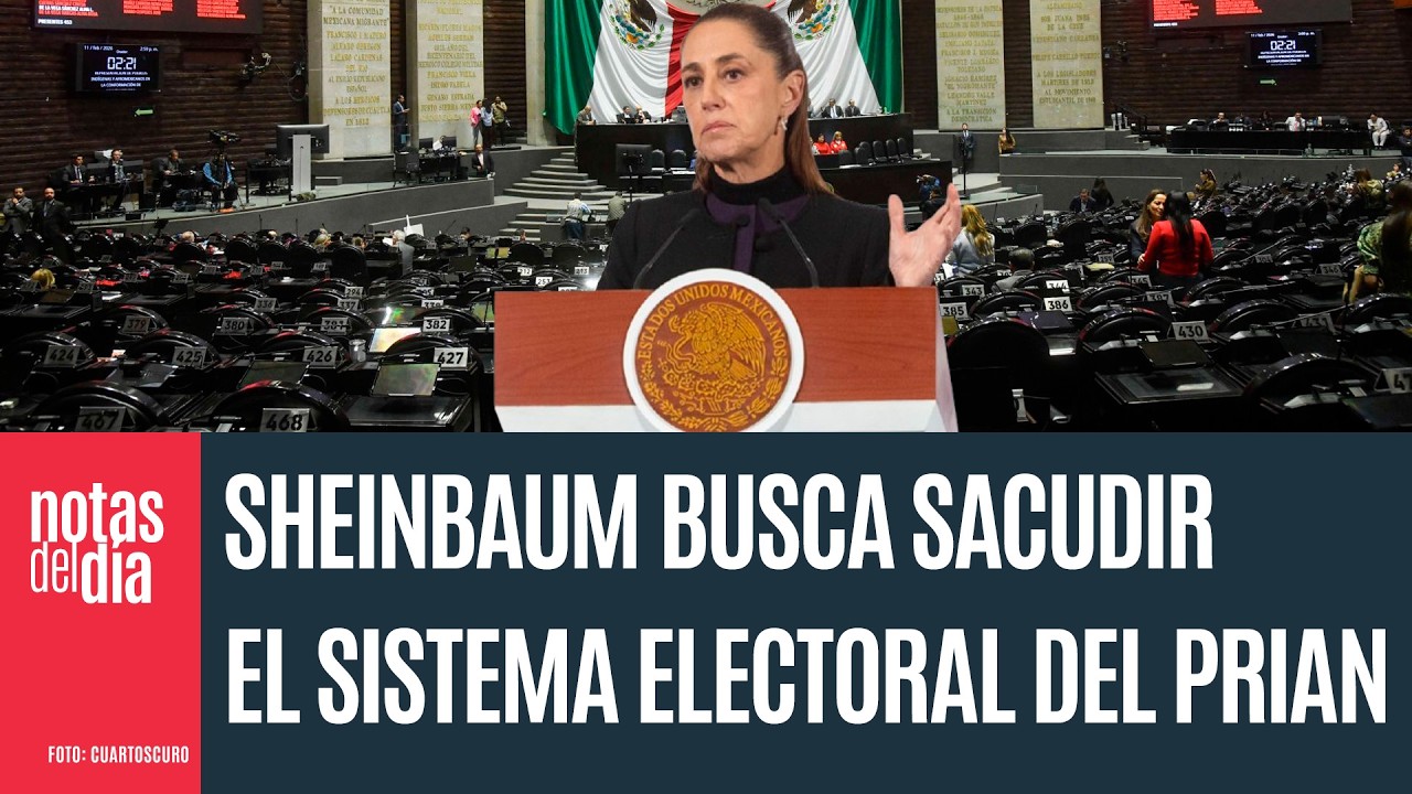 La Presidenta busca sacudir el sistema electoral herencia del PRIAN. ¿Tendrá aliados?