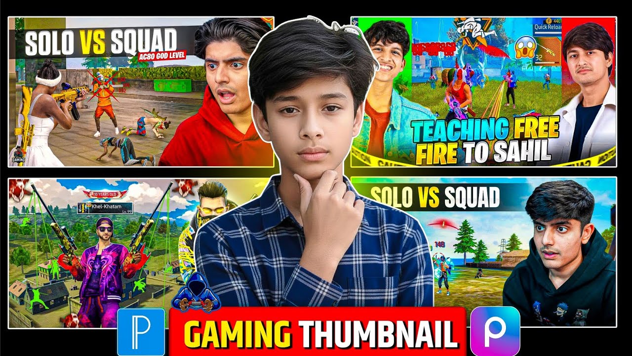 Gaming Thumbnail Kaise Banaen | How To Make Gaming Thumbnail | Thumbnail Kaise Banaye 