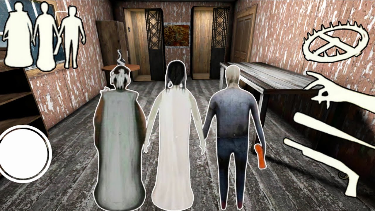 Играю за дедушку, бабушку и Сландрину в Granny 1 || Бабушка против босса-бабушки || Часть 2 #KARA...