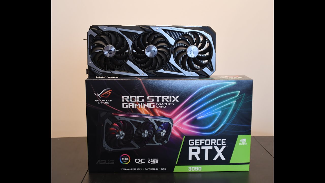 ASUS ROG-STRIX-RTX3090-O24G-GAMING Unboxing